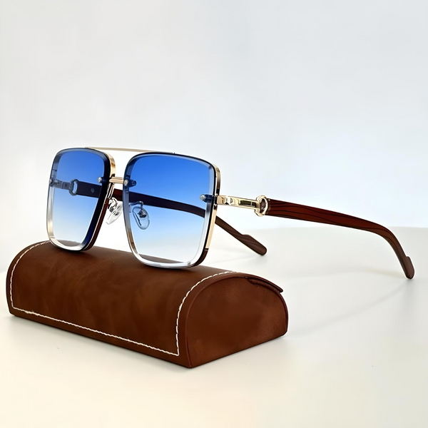 VintEdge – Retro Sonnenbrille in Quadratischer Form