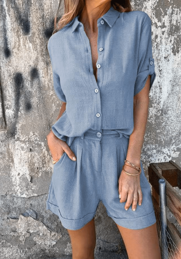 Ilayda – Elegantes Leinen-Set