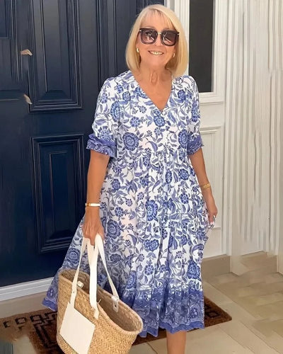 Ilayda – Elegantes Sommerkleid aus hochwertiger Baumwolle