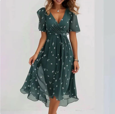 Nora | Kleid V-Ausschnitt, Elegante Silhouette für Abend- und Cocktailanlässe