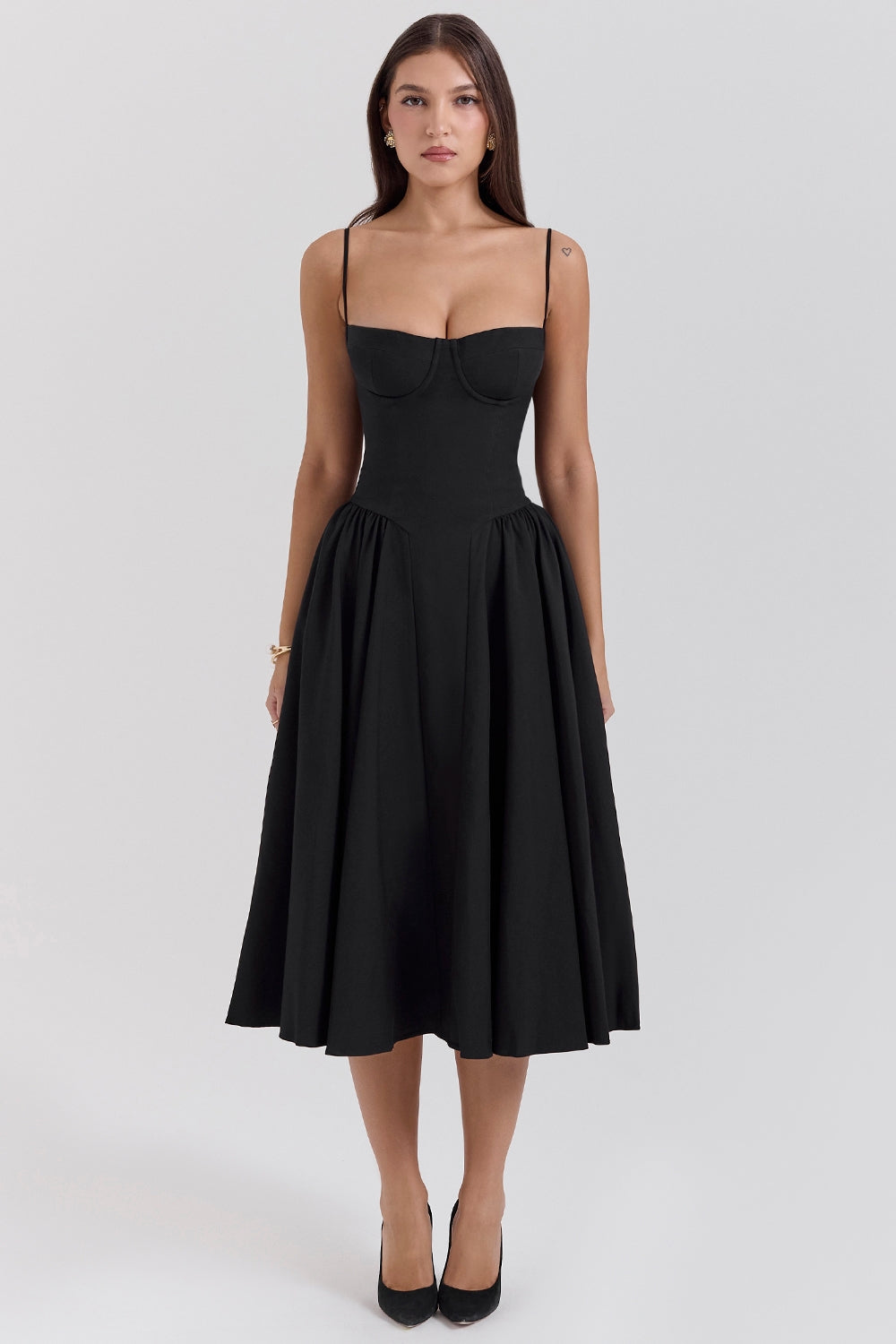 Aram | Celine Korsett-Midi-Kleid