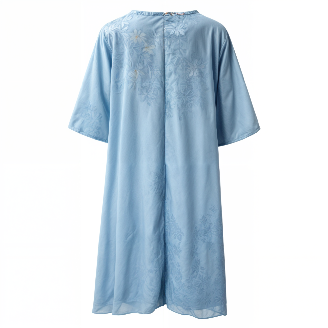 Stilvol Geblümtes A-Linien Kleid mit Weste für Damen – Miray