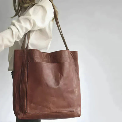 Elsbetha® | Klassische Leder Schultertasche