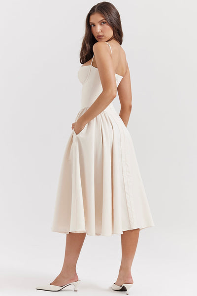 Aram | Celine Korsett-Midi-Kleid