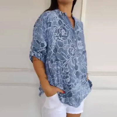 Liliana - Traumhafte Blumenbluse