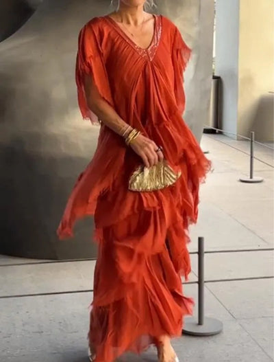 Emma | Elegantes langes Kleid