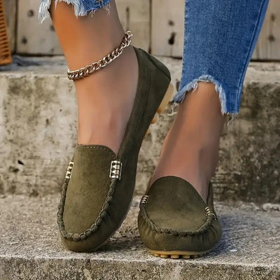 Damen Halbschuhe mit einfachem Slip-On | Ideal für den Alltag