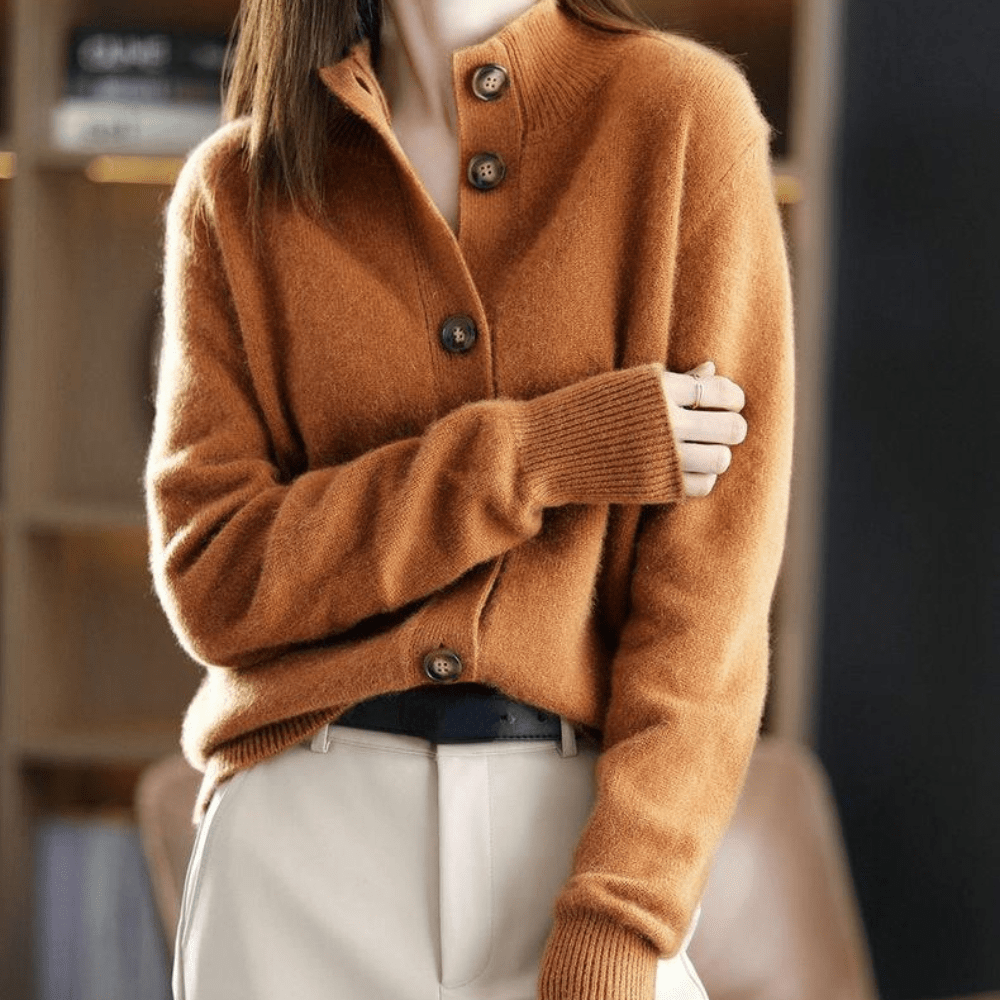 Anny | Luxuriöser Cashmere Strickcardigan