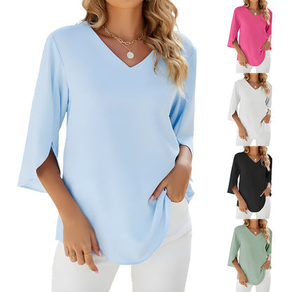 Luciana | Bluse mit V-Ausschnitt