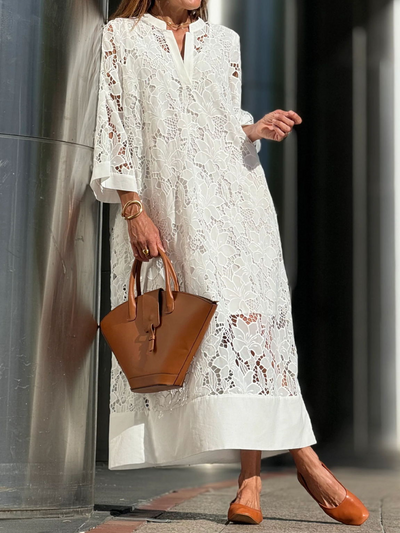 Elisabetta - Elegantes weißes Kleid