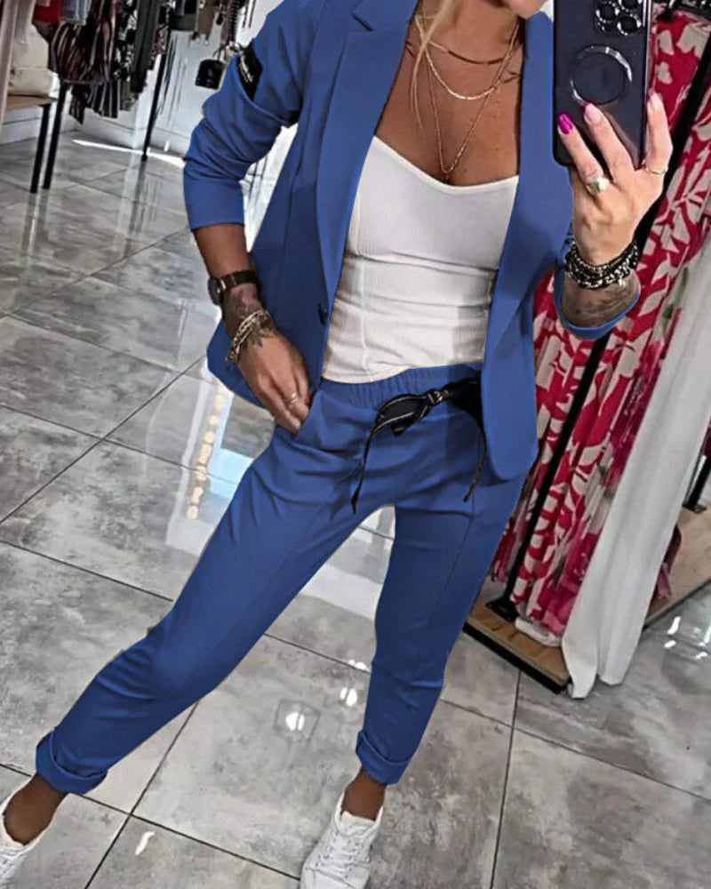 Isla - Das ultimative schicke Set aus Oberteil, Jacke und Hose