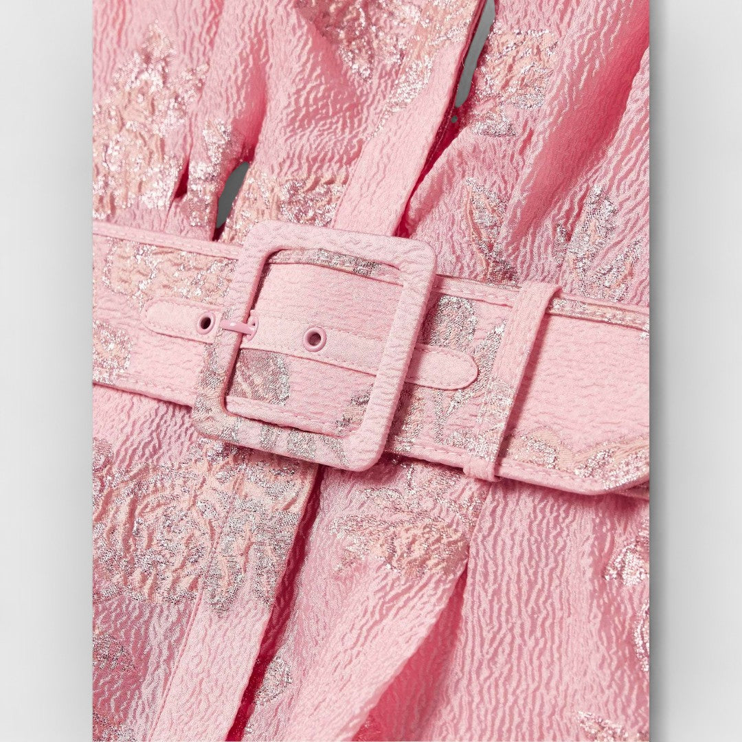 Colette | Elegantes langes Kleid mit Gürtel