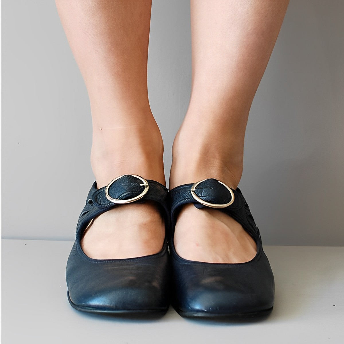 Velana - Elegante Einzelne Schuhe mit Schnalle