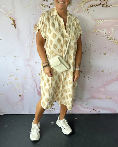 Katherina™ – Zeitloses V-Ausschnitt-Kleid für mühelosen Stil