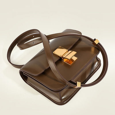 Damen Umhängetasche – Veganes Leder – Kompakte Design-Tasche