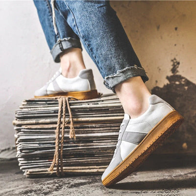 Leandro – Klassische Retro-Schuhe mit dicker Sohle