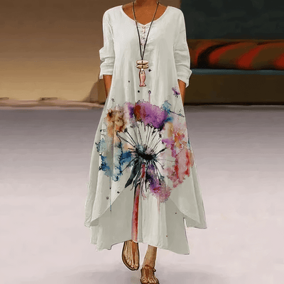 Lena – Elegantes Slim Fit Maxi Kleid