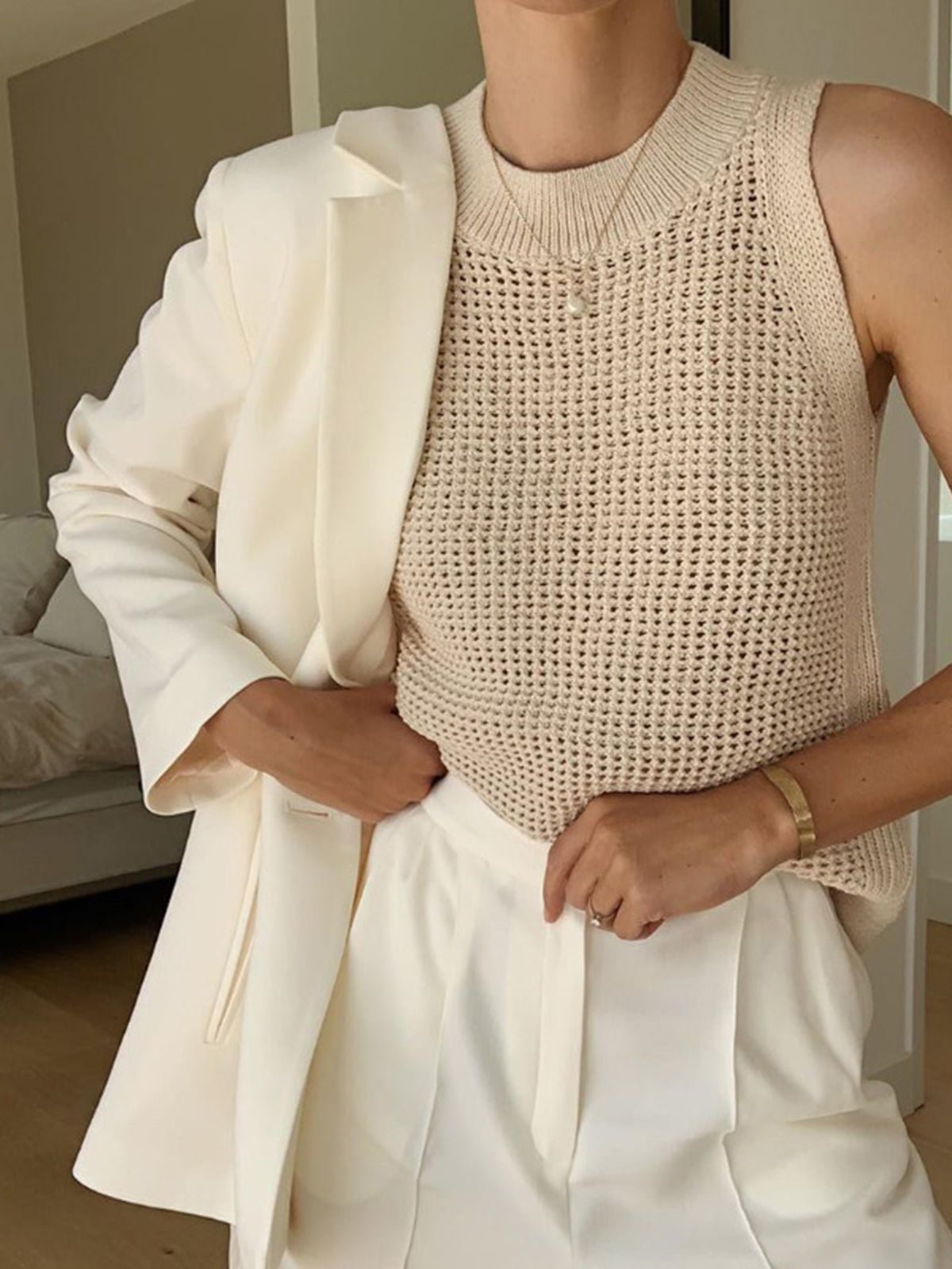 Lena – Elegantes Strick-Tanktop