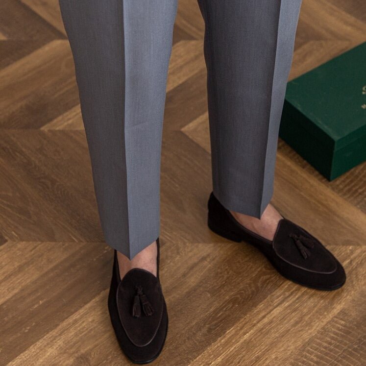 Lenox – Elegante Hochgeschnittene Hose mit Faltentaschen