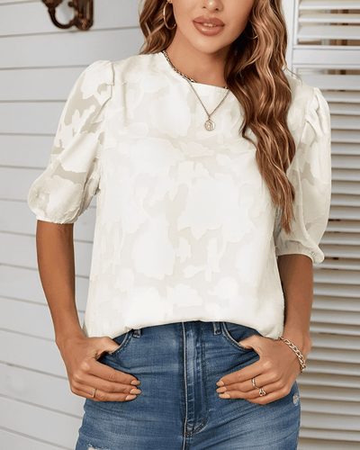 Leonie – Elegantes Puffärmeliges Blouse