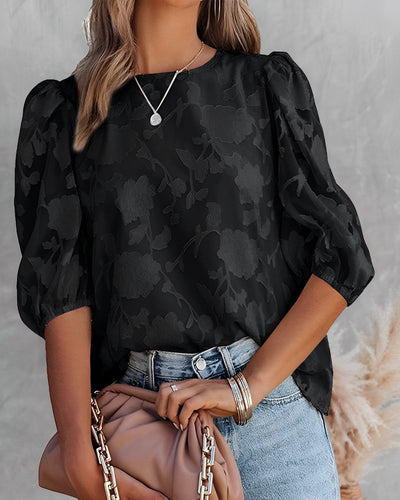 Leonie – Elegantes Puffärmeliges Blouse