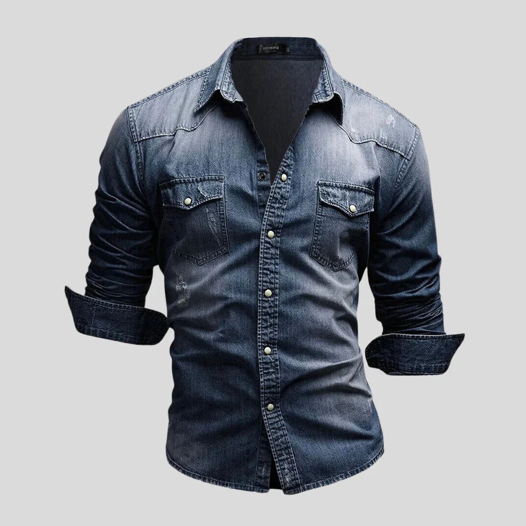 Lex™ - Modernes Jeanshemd