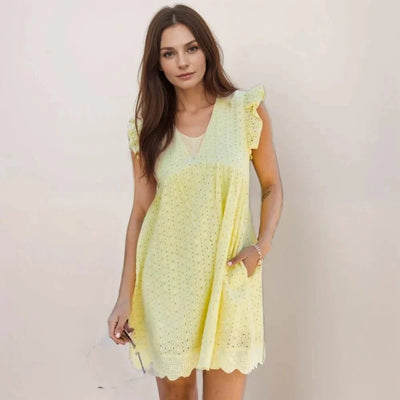 Lilia – Stilvolles Sommerkleid mit Taschen und Shorts