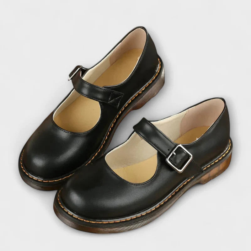 Lilly-Anna™ - Damen Vintage Mary Jane Schuhe