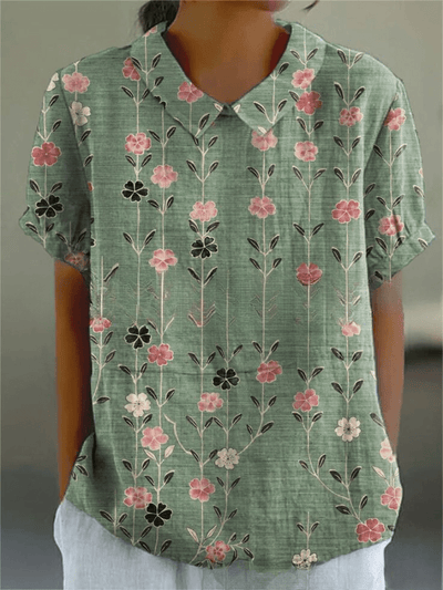 Lumina – Elegantes Bluse mit Blumenprint