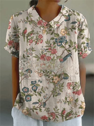 Lumina – Elegantes Bluse mit Blumenprint