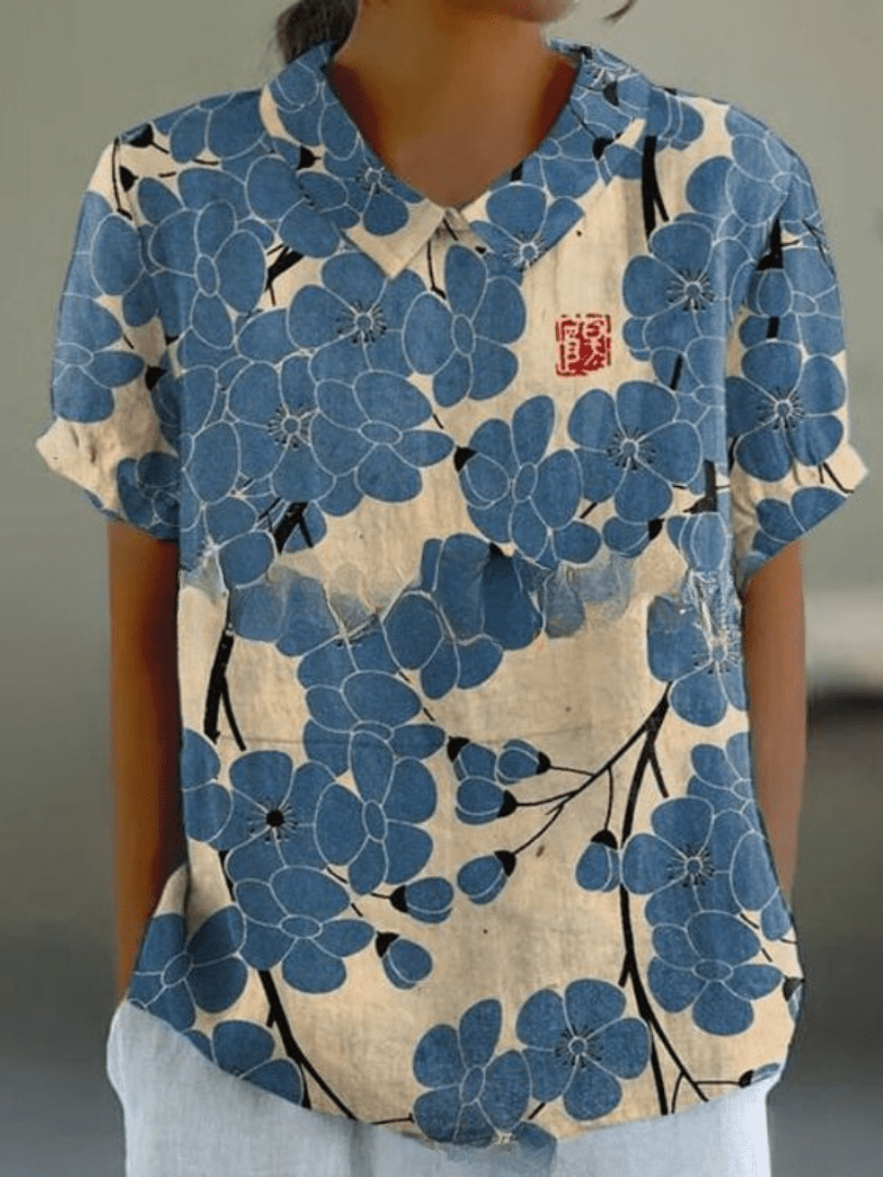 Lumina – Elegantes Bluse mit Blumenprint