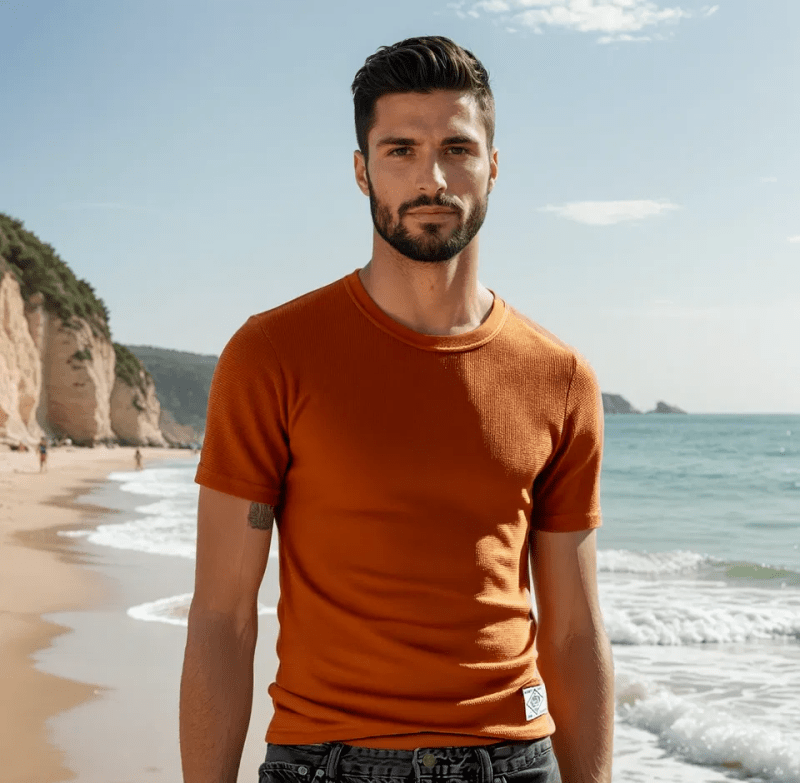 Lysander - Modernes Kalahari T-Shirt mit klassischem Rundhalsausschnitt