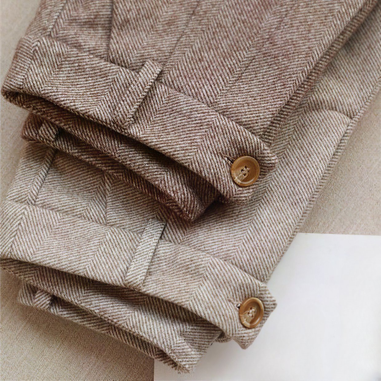 Majoy - Schicke Strukturierte Komfort Hose