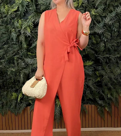 Marta - Wickel-Jumpsuit – Schick und Leicht
