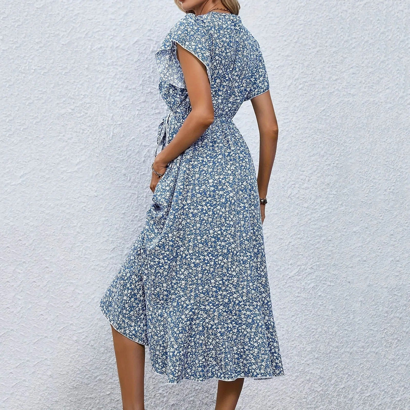 Margarethe Florales Wickelkleid für Damen