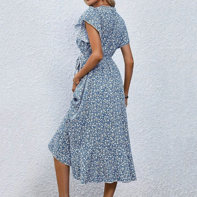 Margarethe Florales Wickelkleid für Damen