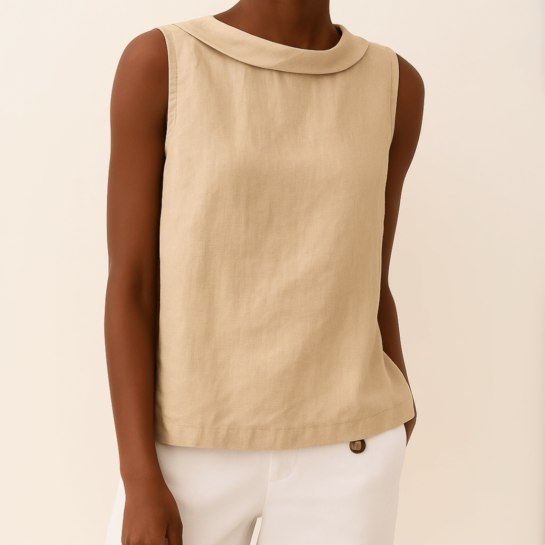 Marlene – Elegantes Ärmelloses Top