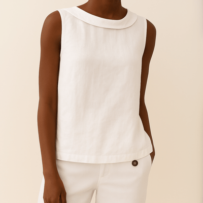 Marlene – Elegantes Ärmelloses Top