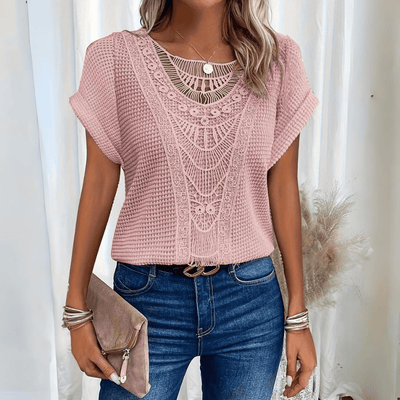 Milena – Elegante Bluse im Ibiza-Stil