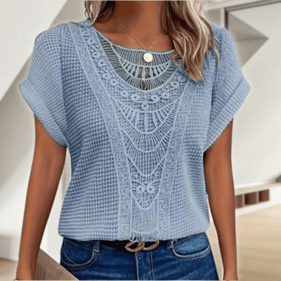 Milena – Elegante Bluse im Ibiza-Stil