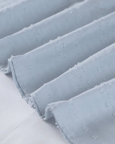 Strandkleid für Frauen - V-Ausschnitt - Dreiviertel-Ärmel - leichtes, atmungsaktives Material