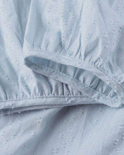 Strandkleid für Frauen - V-Ausschnitt - Dreiviertel-Ärmel - leichtes, atmungsaktives Material