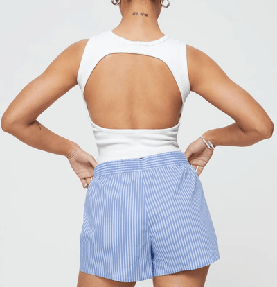 Landa - Schicke Gestreifte Shorts für Sommer-Stil