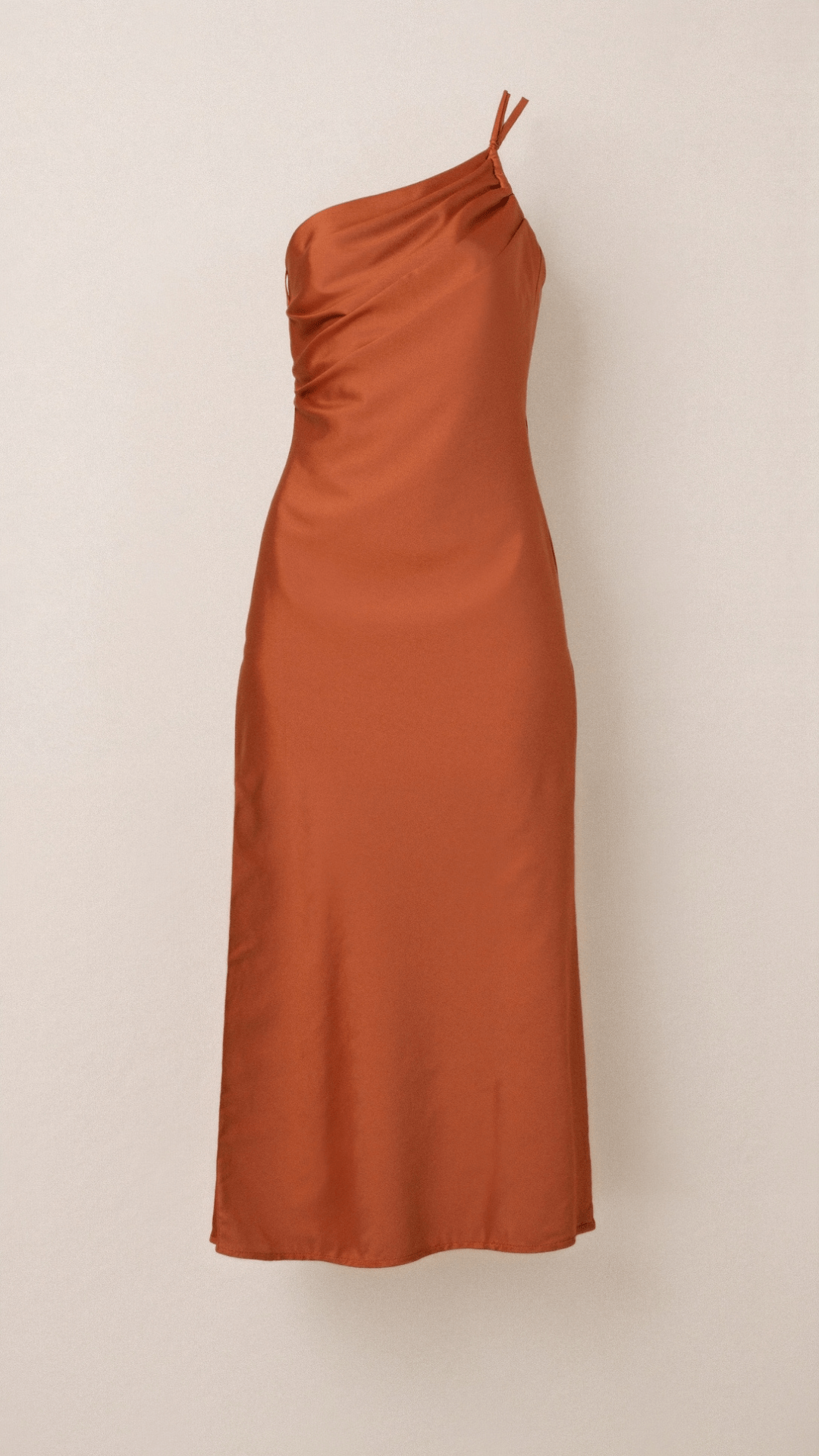 Zeny - Schickes Ein-Schulter Midikleid