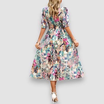 Bella | Theresa Florales Midikleid