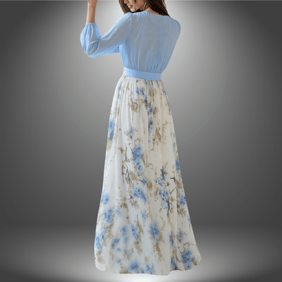 Nayla – Elegantes Floral-Maxikleid