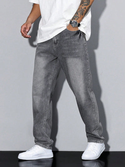 Nilan - Klassische Jeans in Blau mit geradem Schnitt