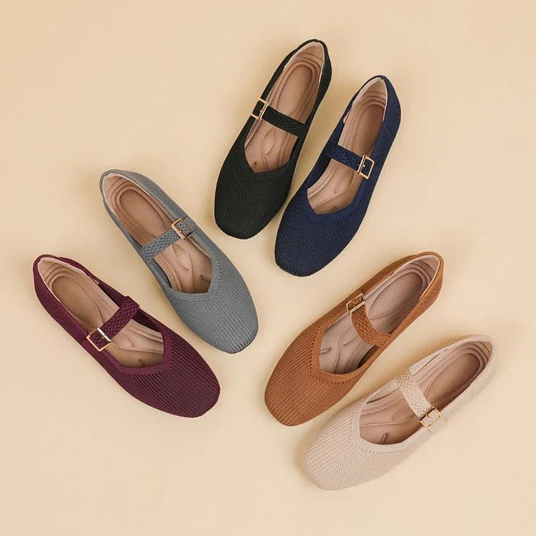 Norelia – Elegante Ballerinas mit Quadratzehen