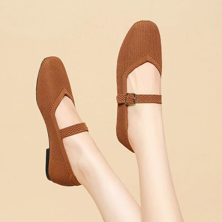 Norelia – Elegante Ballerinas mit Quadratzehen