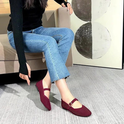 Norelia – Elegante Ballerinas mit Quadratzehen